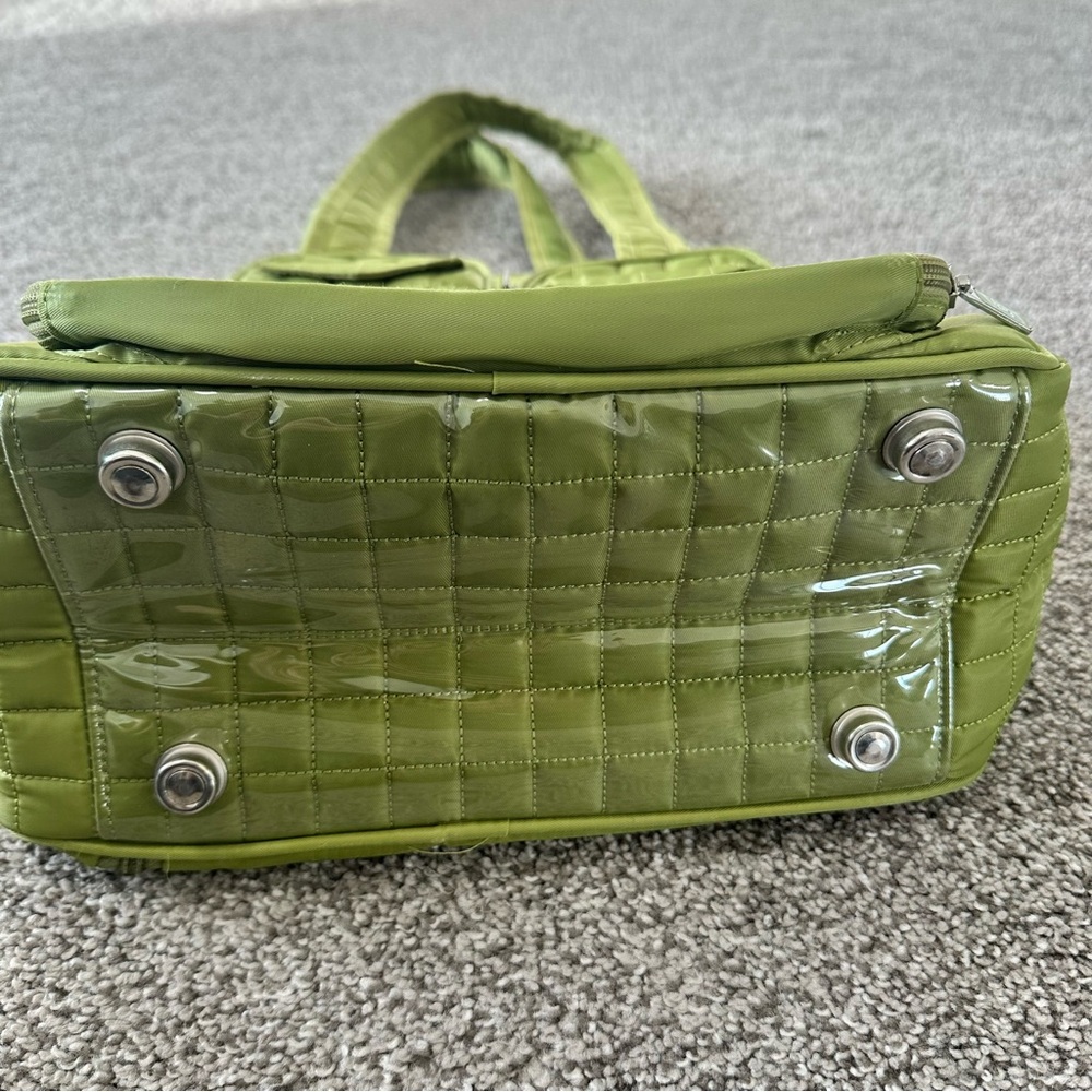 Lug Puddle Jumper Overnight Travel Gym Bag Lime Green - Picture 4 of 13
